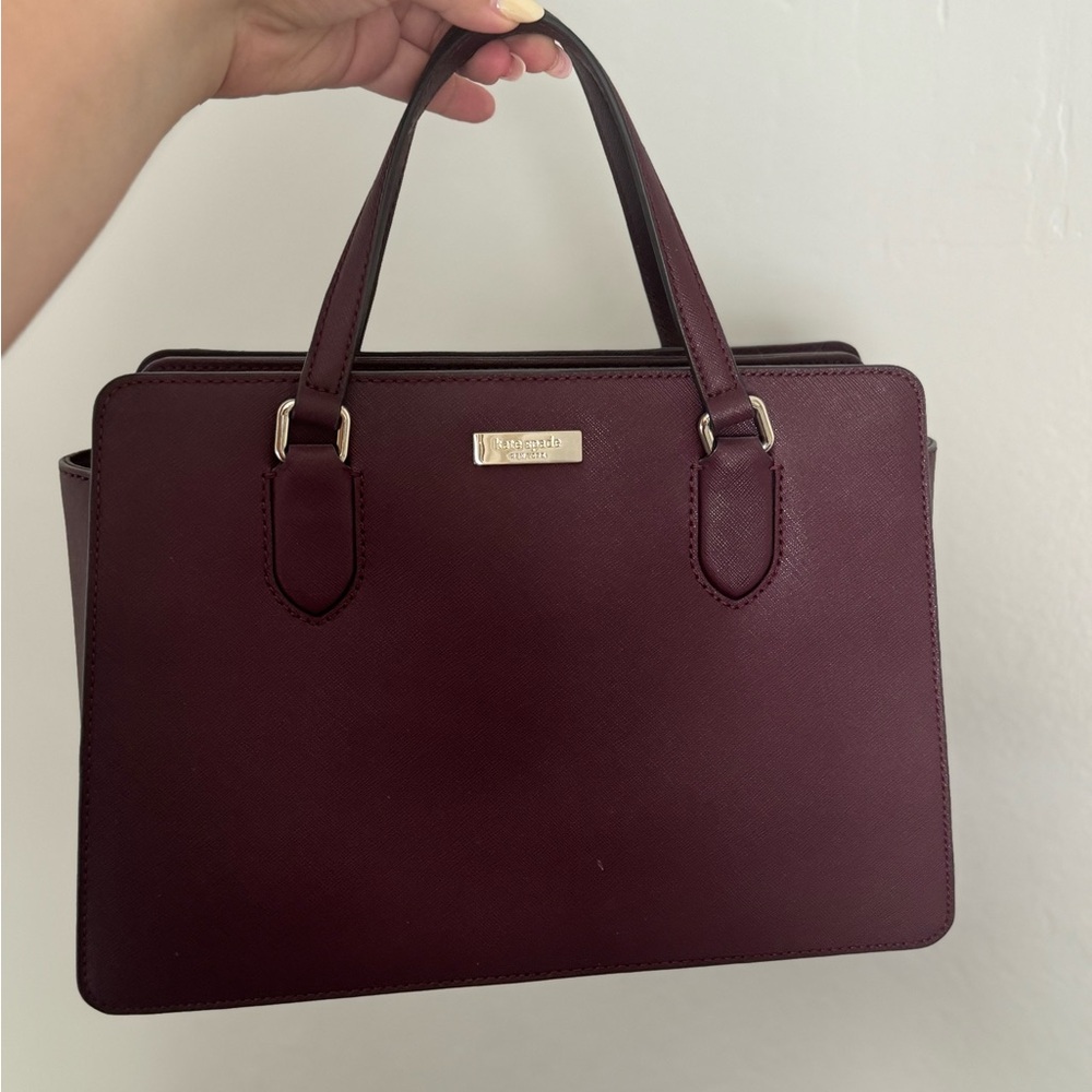Burgundy Kate Spade Bag Purse